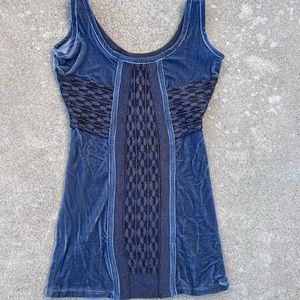 Free People Velour Velvet Tank Size S